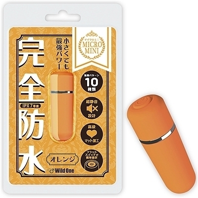 完全防水 絶対イカせるマイクロミニ (オレンジ)(ローター) 完全防水 絶対イカせるマイクロミニ (オレンジ)(ローター)