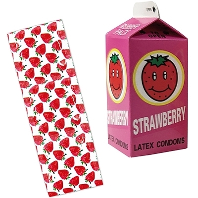 ミニパック ストロベリー (3個入り)(コンドーム) ミニパック ストロベリー (3個入り)(コンドーム)