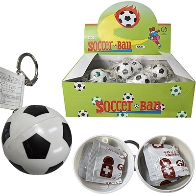 サッカーボール コンドーム (2個入り×20個入り)(コンドーム) サッカーボール コンドーム (2個入り×20個入り)(コンドーム)