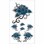 タトゥーシール 青薔薇・トライバル(タトゥー・刺青シール) タトゥーシール 青薔薇・トライバル(タトゥー・刺青シール)