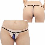 光沢黒パイピング前開きGスト パープル(ランジェリー) 光沢黒パイピング前開きGスト パープル(ランジェリー)